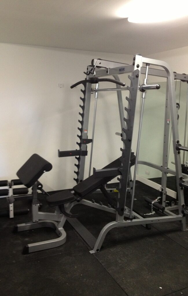 Gym Flooring + Smith Machine Installation