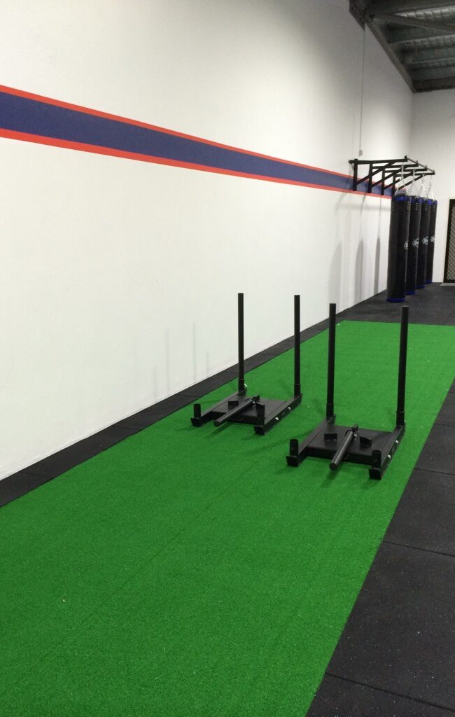 Gym Flooring – Artificial Turf Sled Track Installation – Sydney NSW